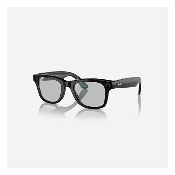 Ray-Ban Meta Wayfarer Shiny Black/Clear